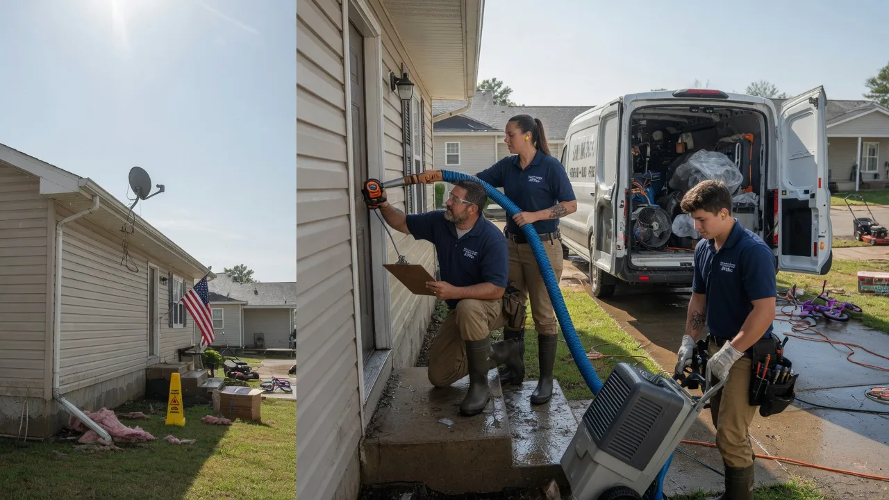 Ceiling Water Damage Restoration in New Waverly, TX near me